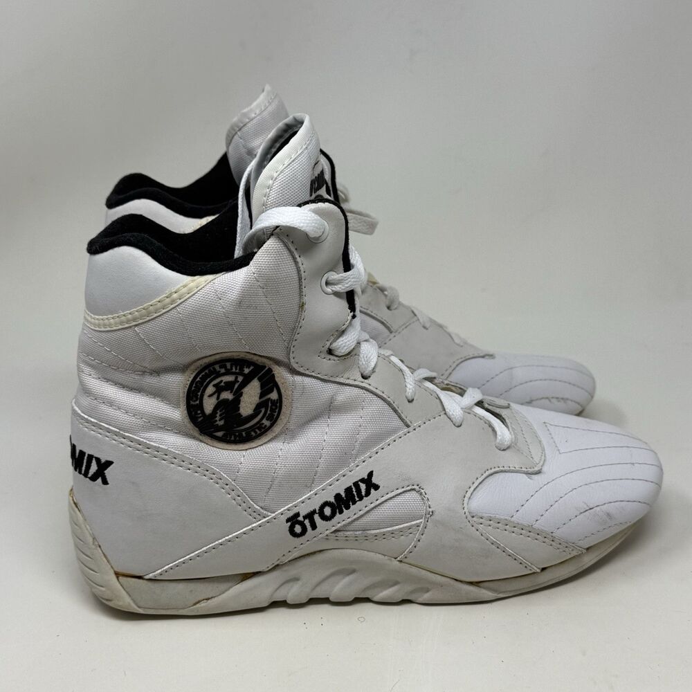 Otomix Power Trainer MX4000 Bodybuilding Weightlifting MMA Shoes Mens 8 White